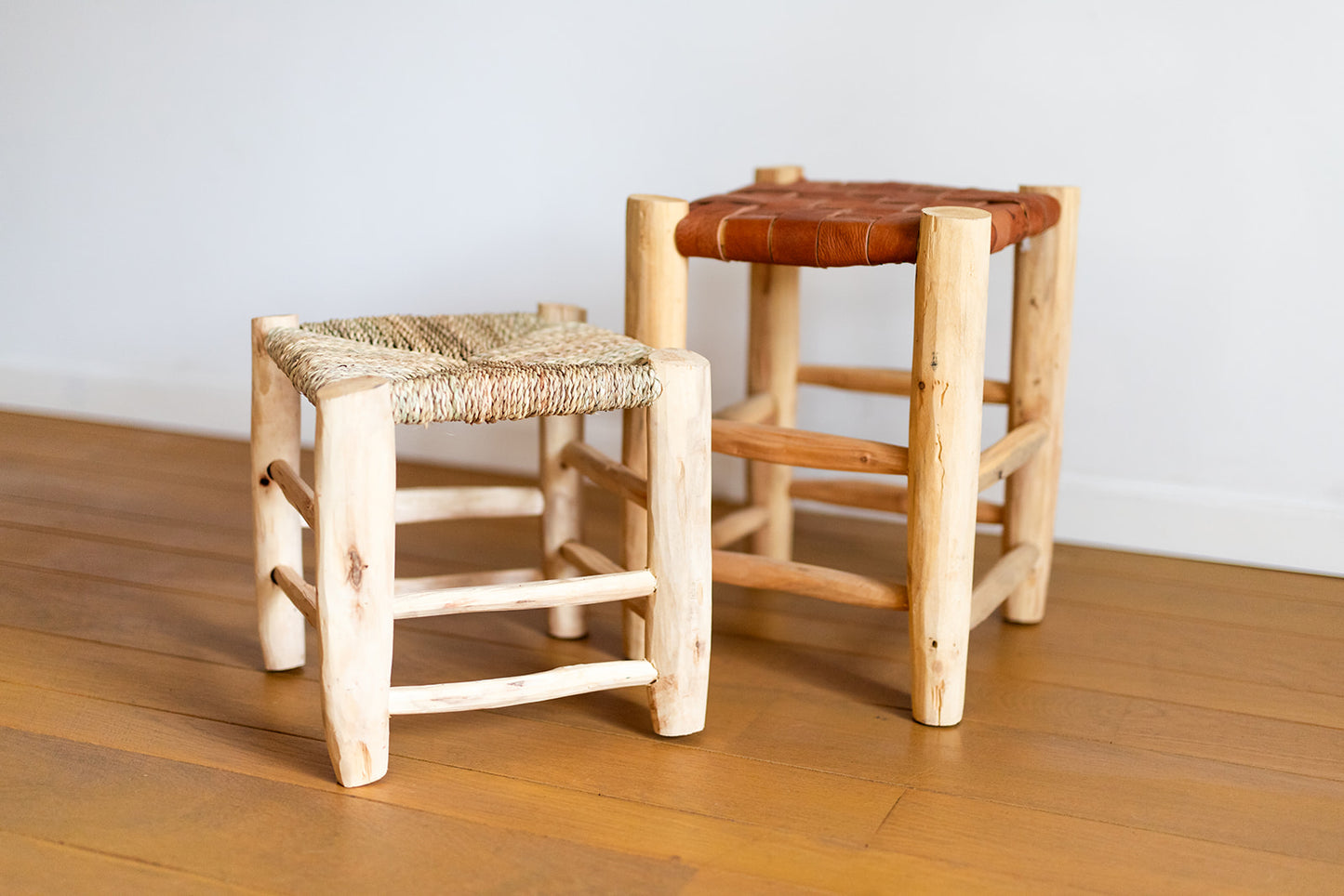 Tabouret - Tressage naturel - Taille XS